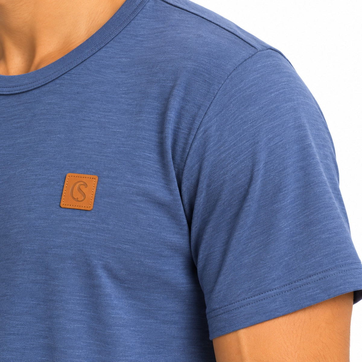 Pijama Masculino Curto Listras Azul Estornado