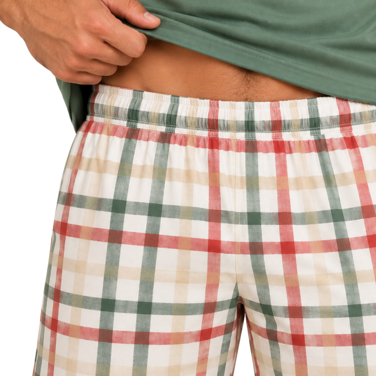 Pijama Masculino de Verão Natal