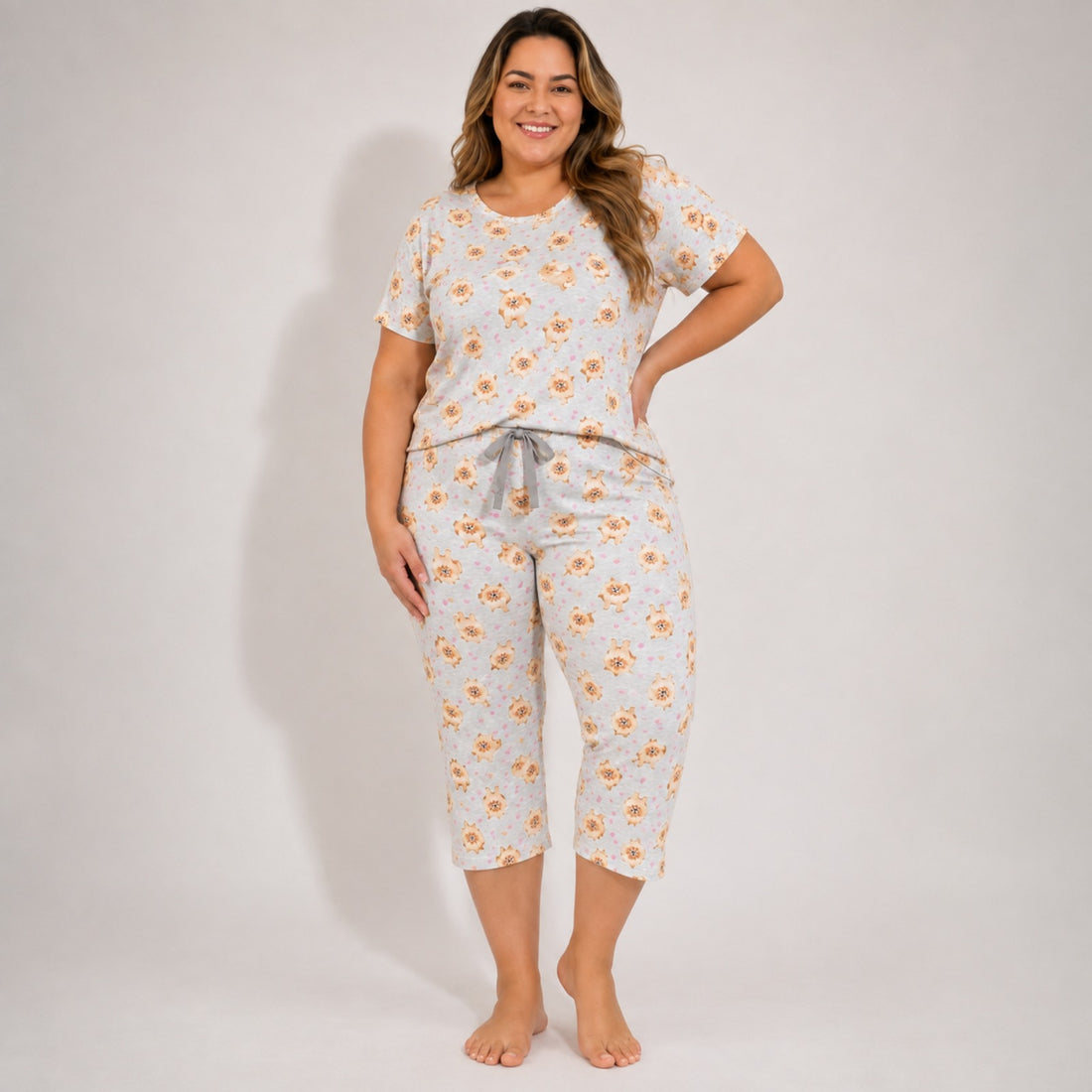 Pijama Feminino Pescador Spitz Plus