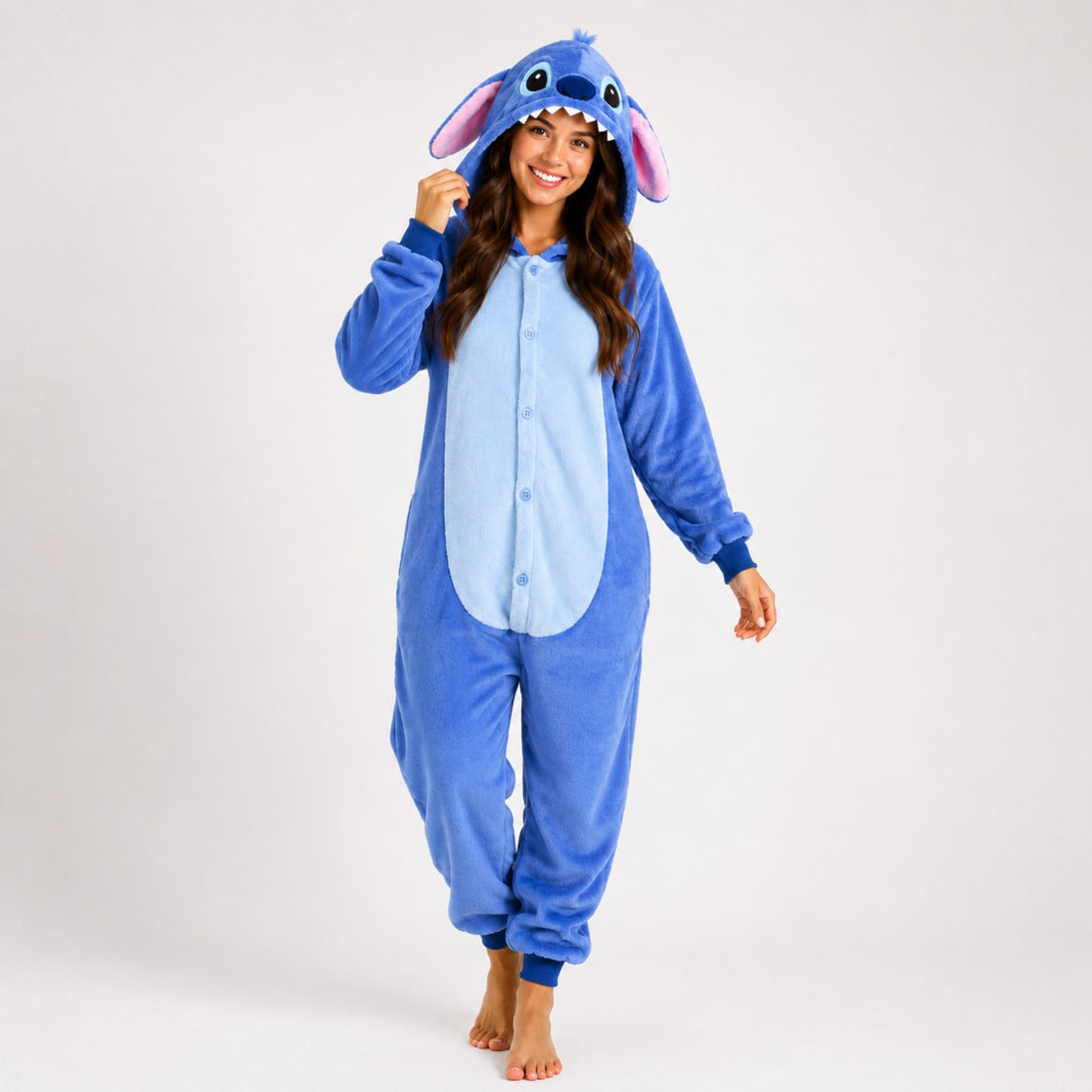 Pijama Macacao Kigurumi Stitch Adulto